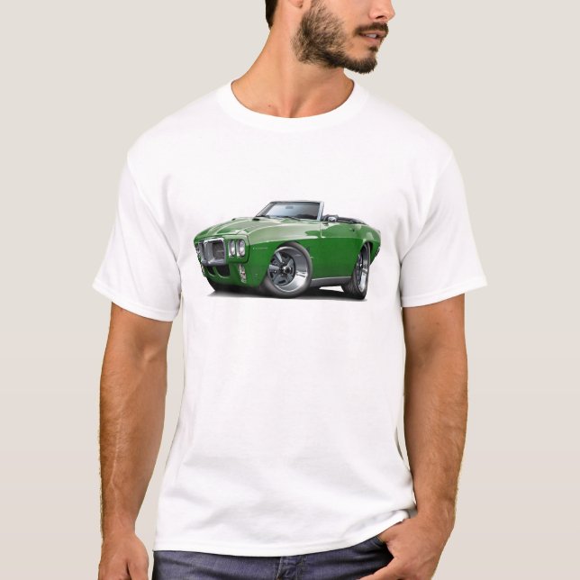 Camiseta Convertible verde oscuro 1969 de Firebird (Anverso)