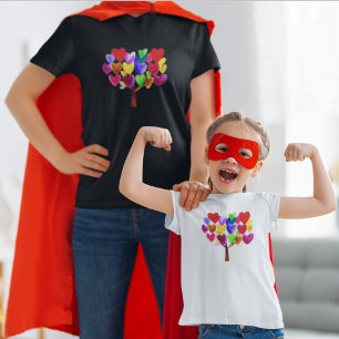 Camiseta Convertir el arte o dibujo de su hijo en negro