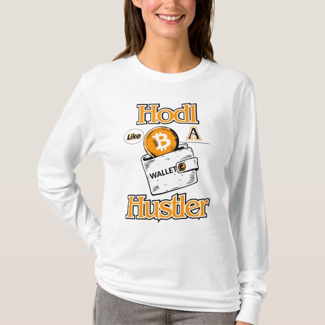 Camiseta Convicción De Cripto De Hustle™ (Anverso)