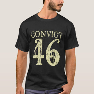 Camiseta Convicto 46 Joe Biden Republicano Conservador Anti