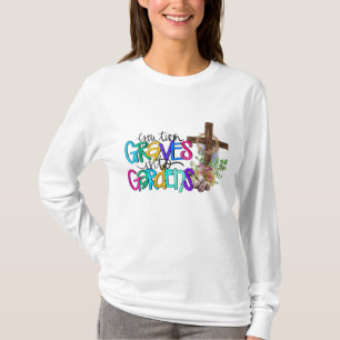 Camiseta Convierte La Tumba En La Fe Cristiana Jardín Jesús