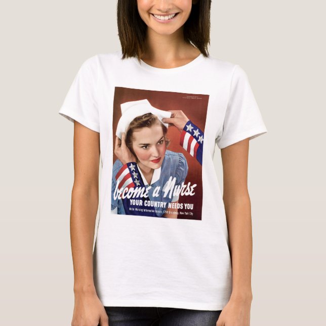Camiseta Conviértete en enfermera (Anverso)