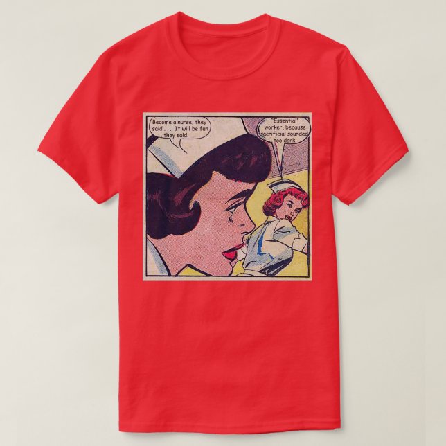 Camiseta Conviértete en enfermera Itx27 será divertido enfe (Diseño del anverso)