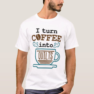 Camiseta Convierto El Café En Calderas Graciosas