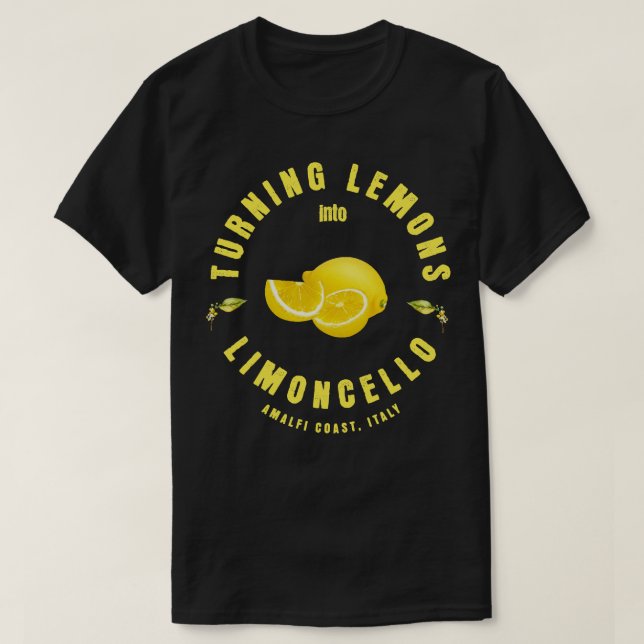 Camiseta Convirtiendo lemas en luz de Limoncello (Diseño del anverso)