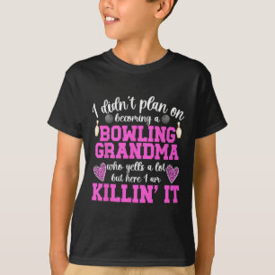 Camiseta Convirtiéndose En Una Abuela De Boliche De Una Abu