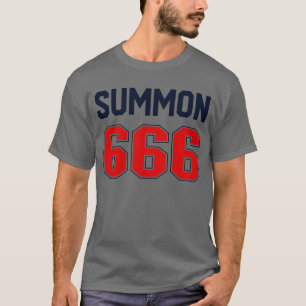 Camiseta Convocatoria 666 Adorador del diablo del Satanista