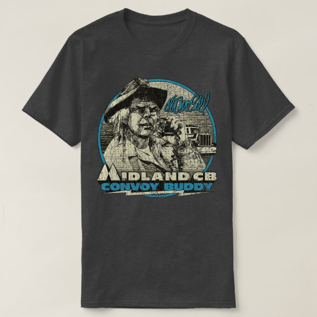 Camiseta Convoy Buddy CB Radio 1976 (Diseño del anverso)