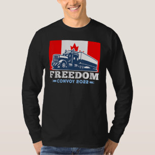 Camiseta Convoy de Bandera Americana Canadá Libertad 2022 T