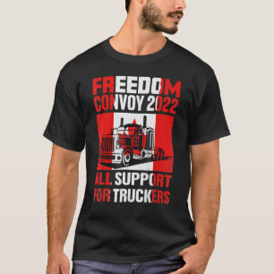 Camiseta Convoy de Bandera Americana Canadá Libertad 2022 T