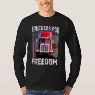 Camiseta Convoy de Bandera Americana Canadá Libertad 2022 T