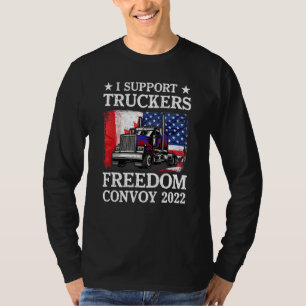 Camiseta Convoy de Bandera Americana Canadá Libertad 2022 T