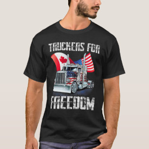 Camiseta Convoy de Bandera Americana Canadá Libertad 2022 T