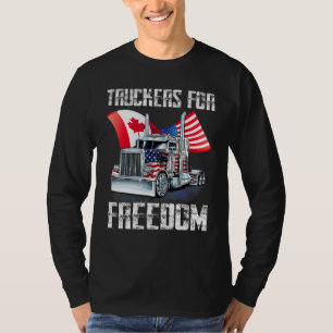 Camiseta Convoy de Bandera Americana Canadá Libertad 2022 T