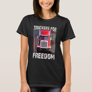 Camiseta Convoy de Bandera Americana Canadá Libertad 2022 T