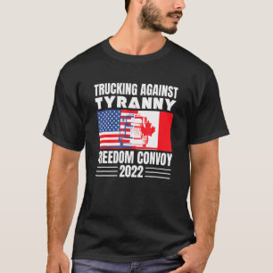 Camiseta Convoy de la Libertad Camión de la Bandera Canadie