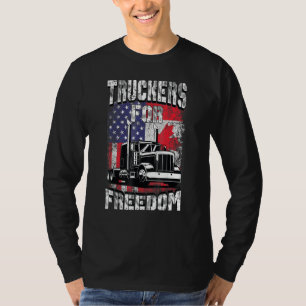 Camiseta Convoy de la Libertad de Bandera Americana Canadá