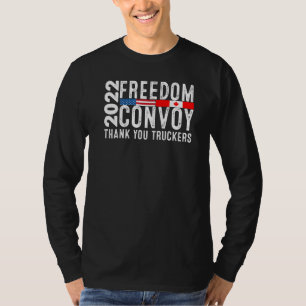 Camiseta Convoy de la Libertad de Bandera de Canadá 2022