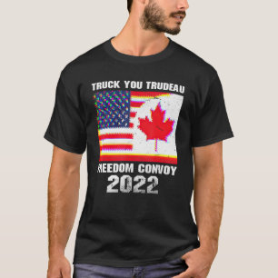 Camiseta Convoy de Libertad 2022 apoya a camioneros canadie