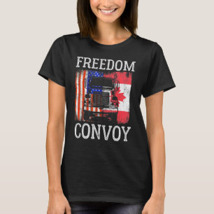 Camiseta Convoy de Libertad 2022 apoya a camioneros canadie
