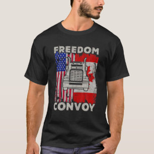 Camiseta Convoy de Libertad 2022 apoya a camioneros canadie