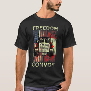 Camiseta Convoy de Libertad 2022 apoya a camioneros canadie