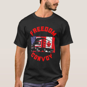Camiseta Convoy de Libertad 2022 apoya a camioneros canadie