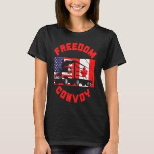 Camiseta Convoy de Libertad 2022 apoya a camioneros canadie