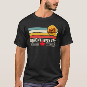Camiseta Convoy de Libertad 2022 apoya a camioneros canadie