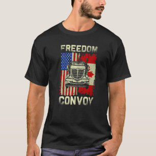 Camiseta Convoy de Libertad 2022 apoya a camioneros canadie