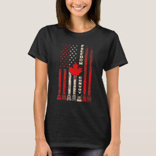 Camiseta Convoy de Libertad 2022 apoya a camioneros canadie