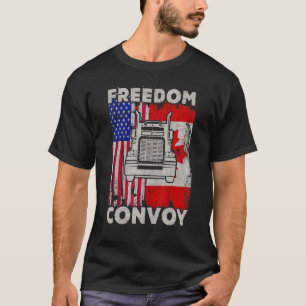 Camiseta Convoy de Libertad 2022 apoya a camioneros canadie