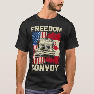Camiseta Convoy de Libertad 2022 apoya a camioneros canadie