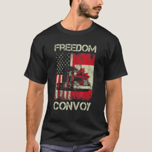 Camiseta Convoy de Libertad 2022 apoya a camioneros canadie