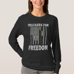 Camiseta Convoy de Libertad 2022 Apoya A Camioneros Estadou