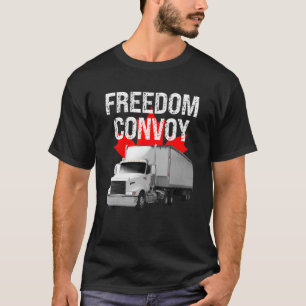 Camiseta Convoy de Libertad 2022 Apoya a Nuestros Camionero