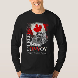 Camiseta Convoy de Libertad 2022 Apoyo a Camioneros Canadie