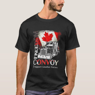 Camiseta Convoy de Libertad 2022 Apoyo a Camioneros Canadie