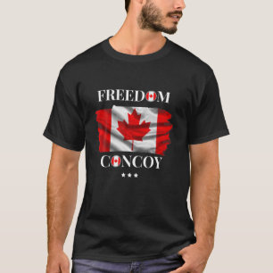 Camiseta Convoy de Libertad 2022 Bandera de Canadá Todo Cam
