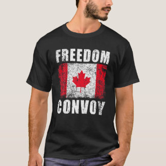 Camiseta Convoy de Libertad 2022 Camión canadiense de apoyo