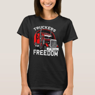 Camiseta Convoy de Libertad 2022 Camionero Canadiense Tees 