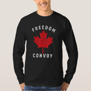 Camiseta Convoy de Libertad 2022 Camionero Canadiense Tees