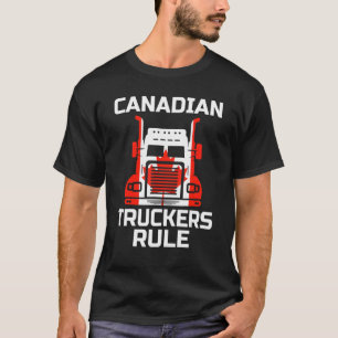 Camiseta Convoy de Libertad 2022 Camionero Canadiense Tees