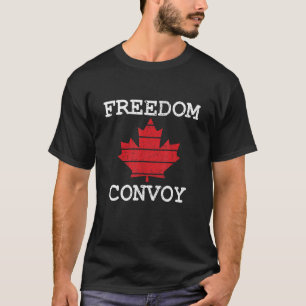 Camiseta Convoy de Libertad 2022 Camionero Canadiense Tees