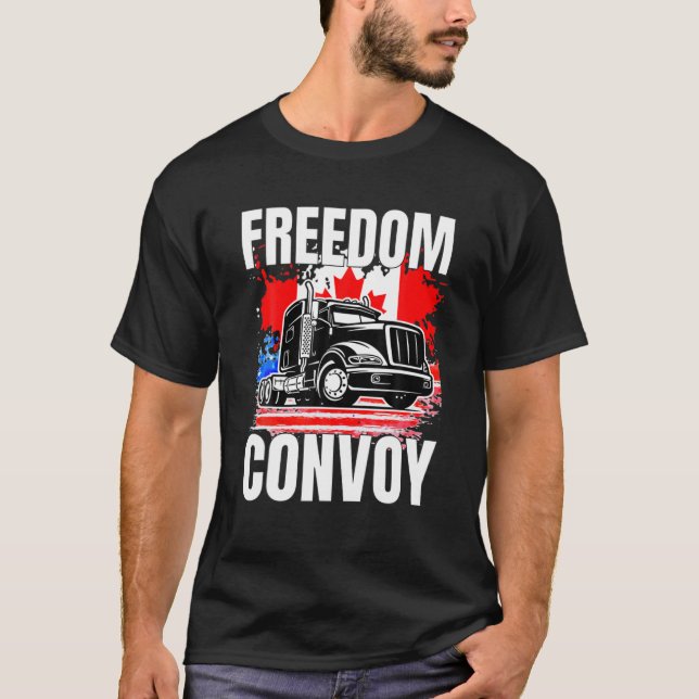 Camiseta Convoy De Libertad 2022 En Apoyo Del Mandato De Lo (Anverso)