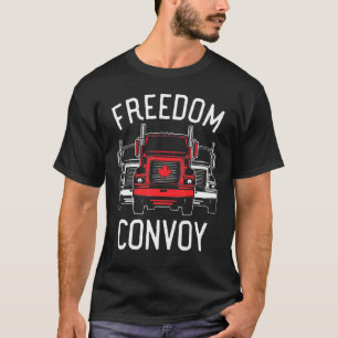 Camiseta Convoy de Libertad 2022 Para Camioneros Canadiense