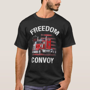 Camiseta Convoy De Libertad A Los Camioneros De Dc 2022 Ret