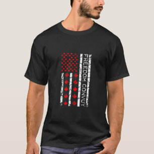 Camiseta Convoy De Libertad De Bandera De Canadá 2022 Para
