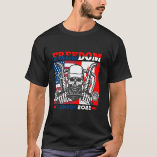 Camiseta Convoy de Libertad EE.UU. y Canadá apoyan a nuestr