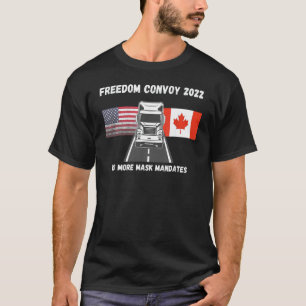 Camiseta Convoy de Libertad No Más Máscara Manda A Estados 